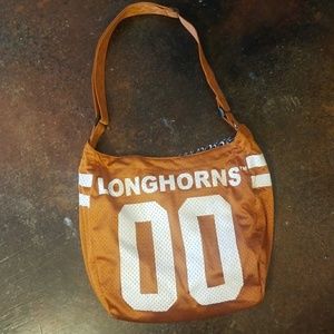 Texas longhorns jersey tote hobo bag